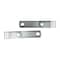 National Hardware National Hardware 1-1/4 in. W X 6-1/4 in. L Zinc Plated Steel Screw Hook/Strap Hinges 2 pk N130-005 - alternate 3